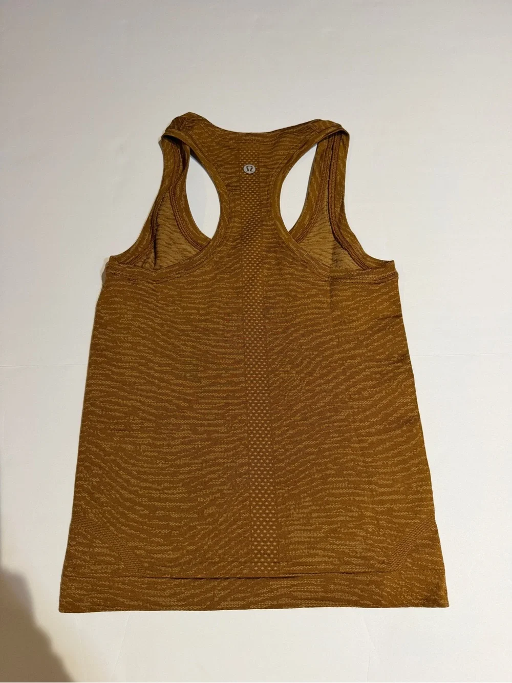 Lululemon Swiftly Womens Racerback Tank Top in Mustard Brown
